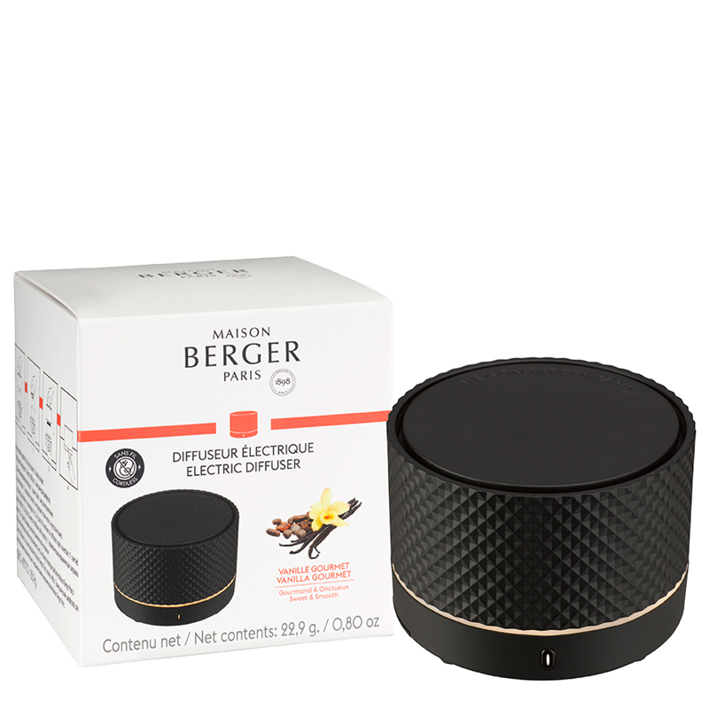 Maison Berger Electric Diffusor Nomade Noir - Vanille Gourmet