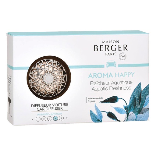 [BERG00312] Maison Berger Auto Diffusor Set AROMA Happy
